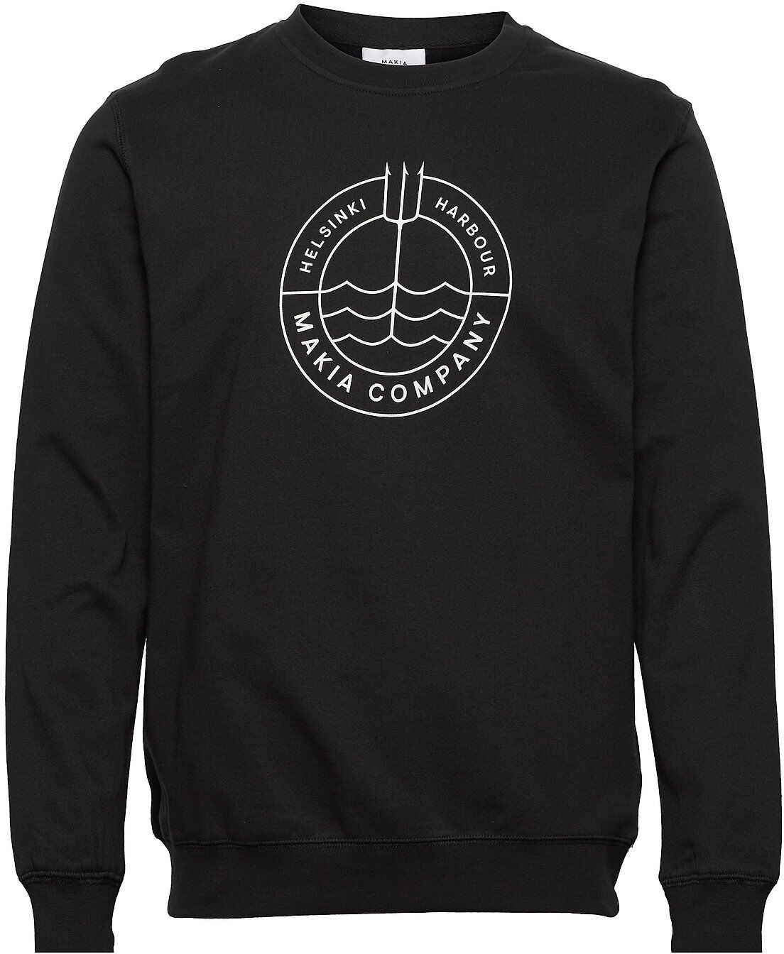 Makia Trident Light Sweatshirt Sweat-shirt Genser Svart Makia