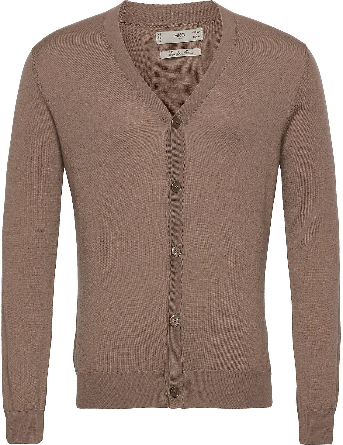 Mango Willyc Strikkegenser Cardigan Brun Mango