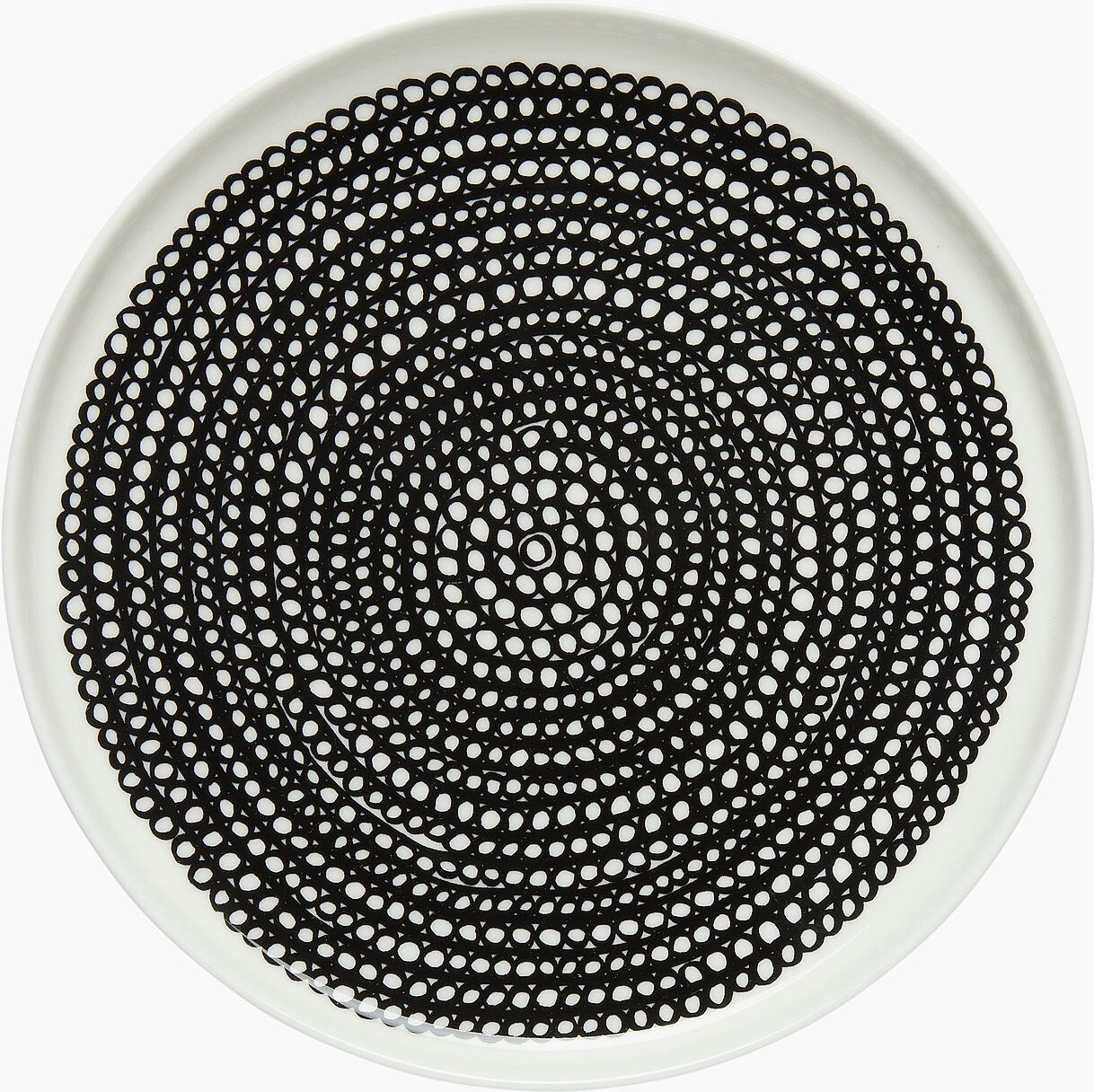 Marimekko Siirtolapuutarha Plate Home Tableware Plates Dinner Plates Svart Marimekko Home