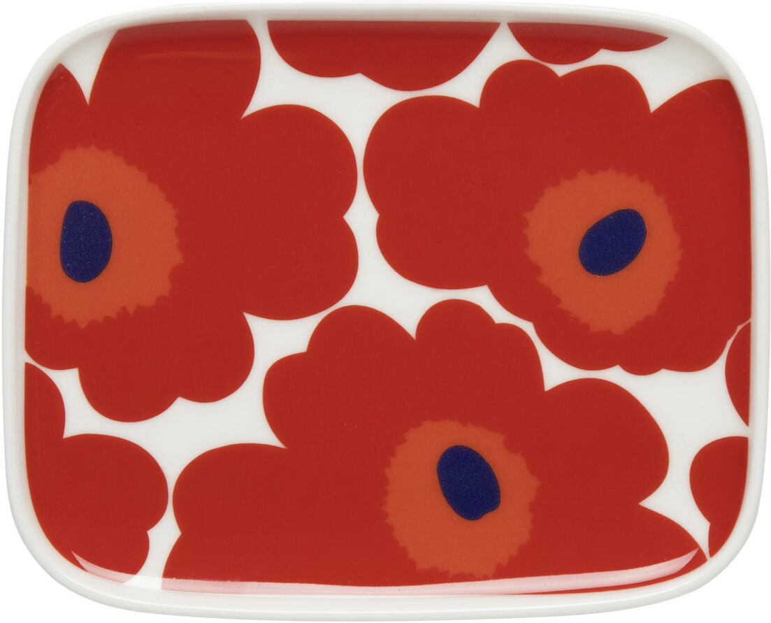 Marimekko Unikko Plate Home Tableware Plates Small Plates Rød Marimekko Home