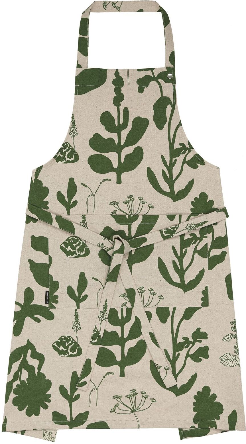 Marimekko Pienet Elokuun Varjot Apron Home Textiles Kitchen Textiles Aprons Grønn Marimekko Home