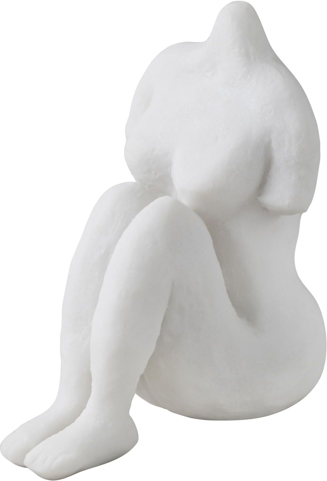 Mette Ditmer Art Piece Sitting Woman Home Decoration Decorative Accessories/details Porcelain Figures & Sculptures Hvit Mette Ditmer