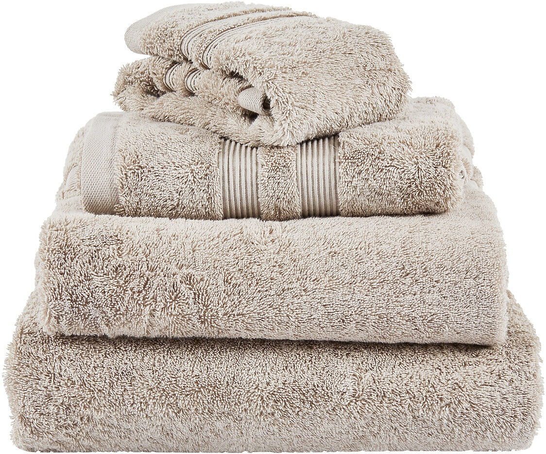 Mille Notti Fontana Towel Organic Home Textiles Bathroom Textiles Towels Beige Mille Notti