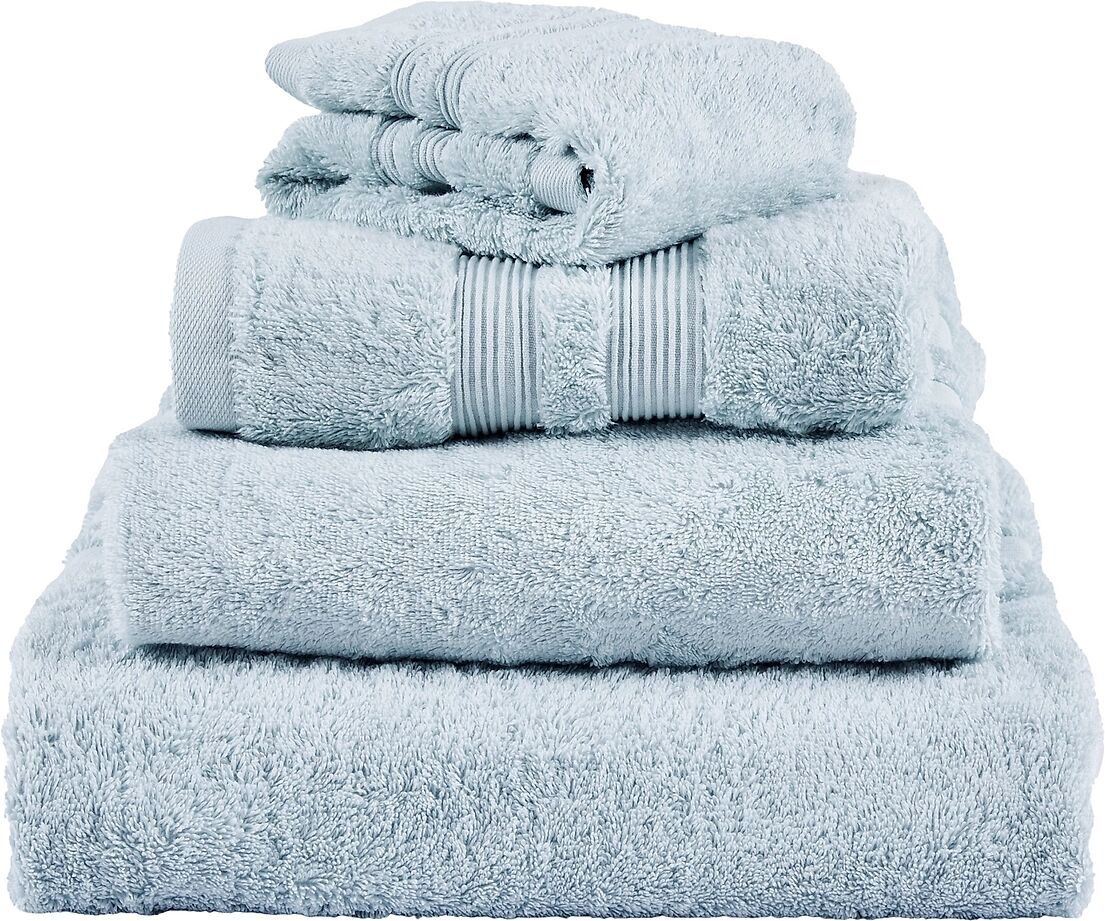 Mille Notti Fontana Towel Organic Home Textiles Bathroom Textiles Towels Blå Mille Notti