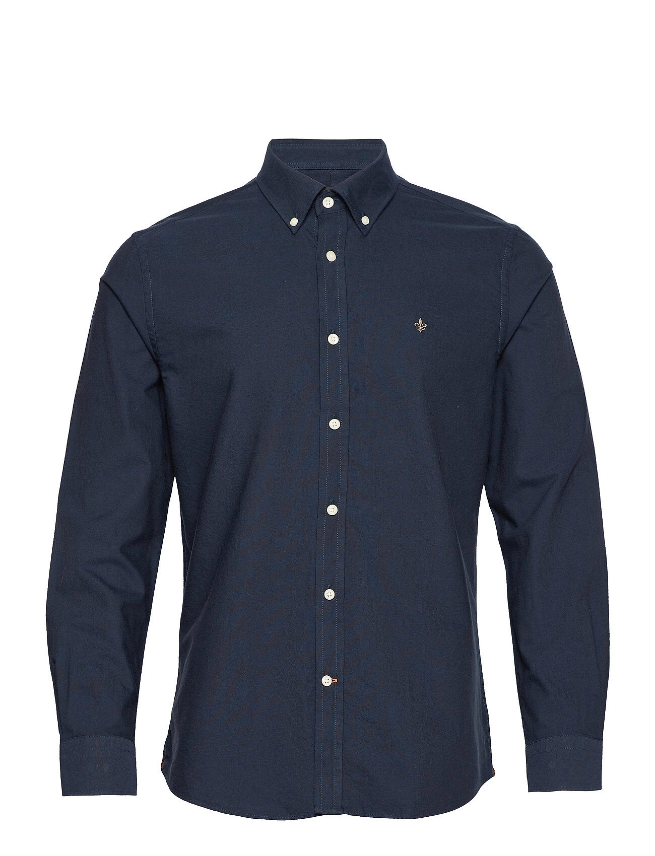 Morris Oxford Button Down Shirt Skjorte Uformell Blå Morris