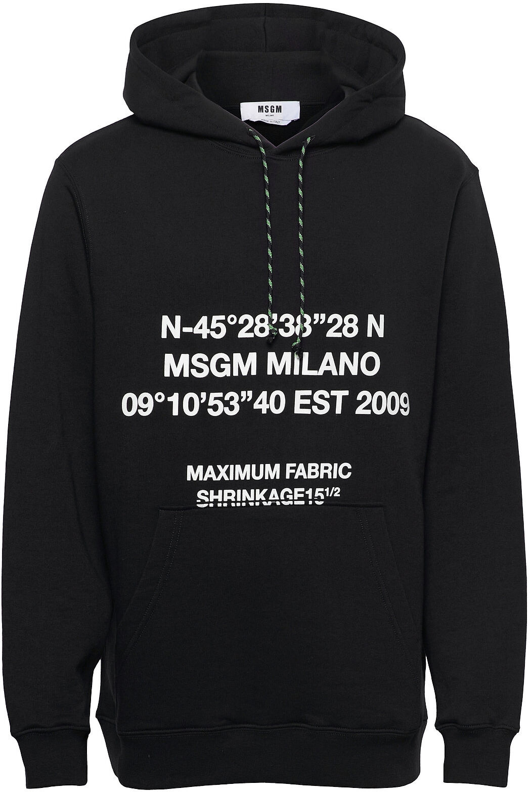 MSGM Sweatshirt Hettegenser Genser Svart MSGM