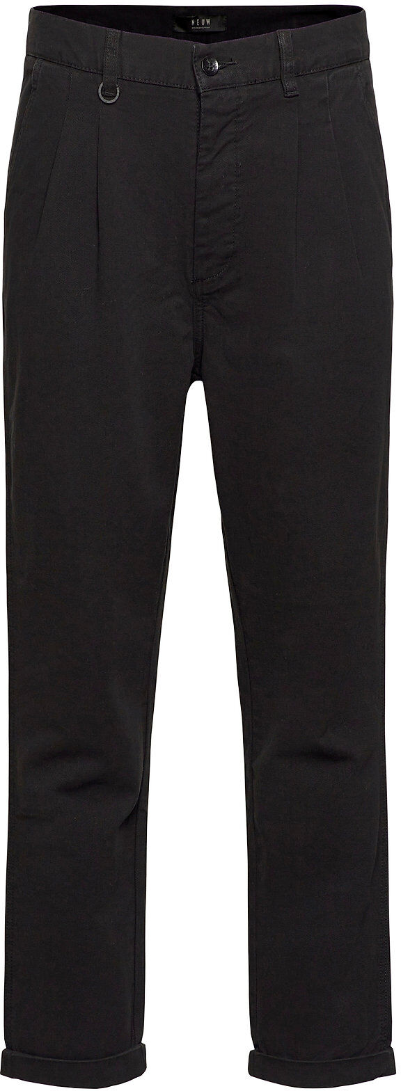 NEUW Studio Pleat Pant Chinos Bukser Svart NEUW