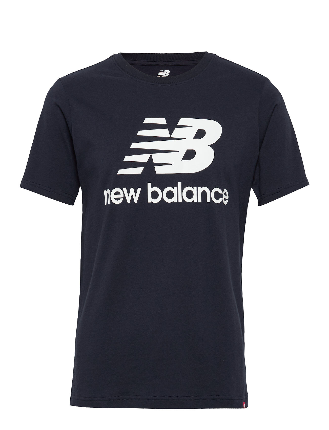 New Balance Essentials Stacked Logo T T-shirts Short-sleeved Blå New Balance