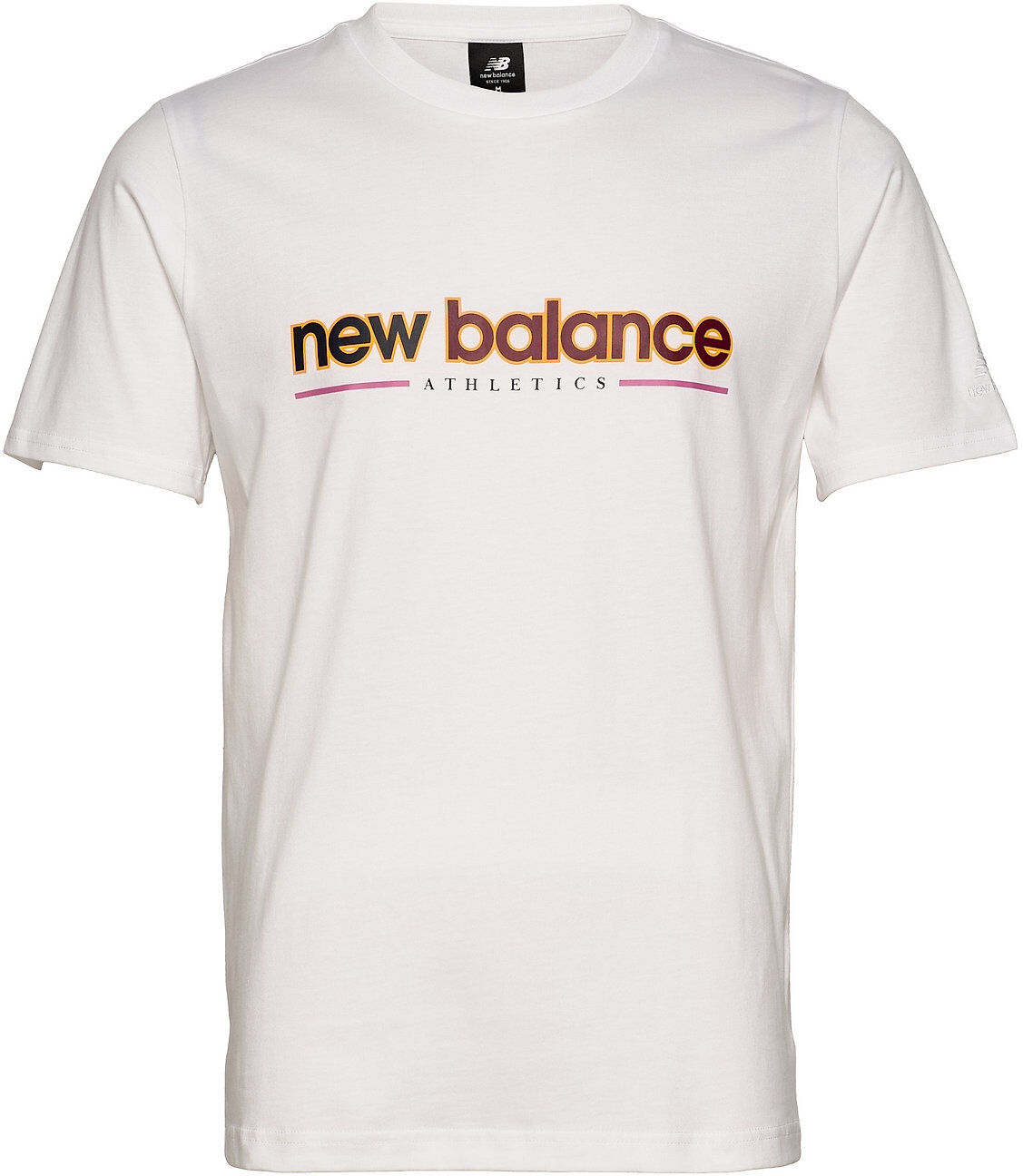 New Balance Nb Athletics Higher Learning Tee T-shirts Short-sleeved Hvit New Balance