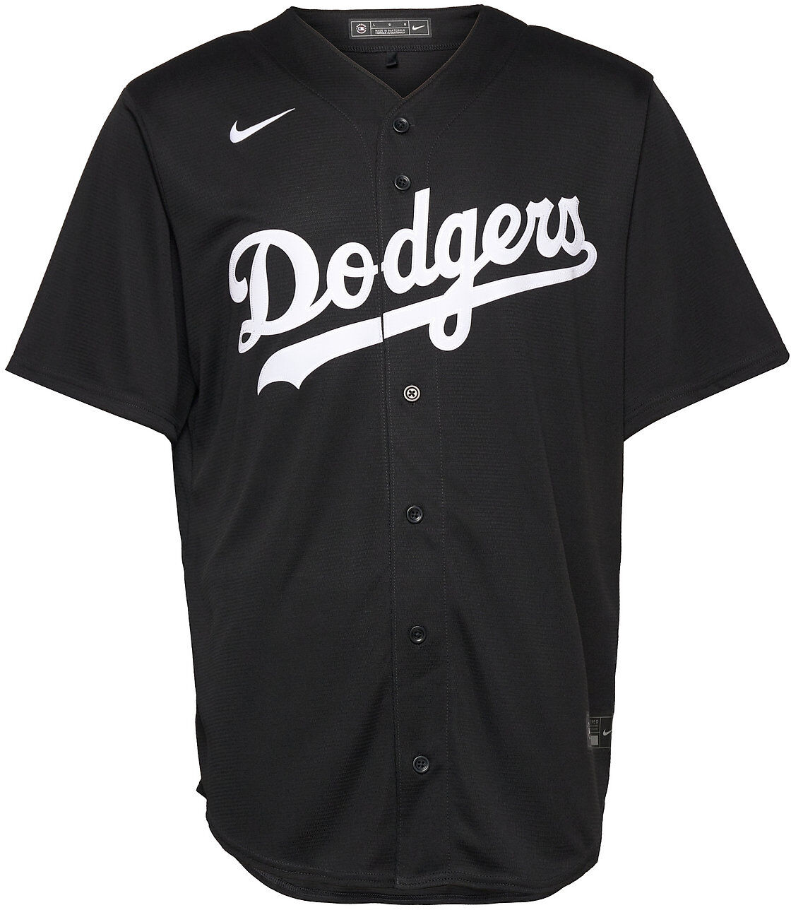 NIKE Fan Gear La Dodgers Nike Replica Fashion Jersey T-shirts Short-sleeved Svart NIKE Fan Gear