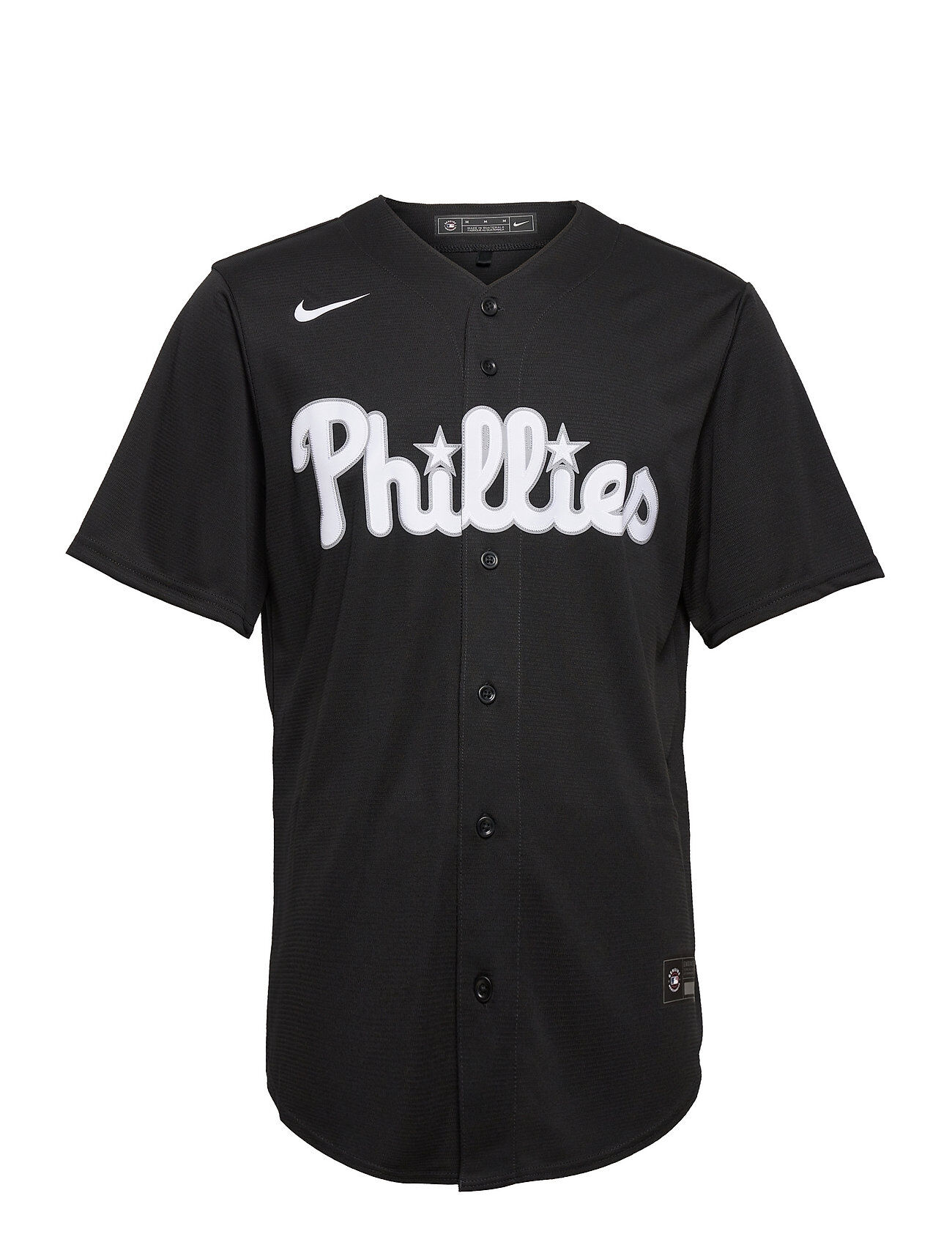 NIKE Fan Gear Philadelphia Phillies Nike Replica Fashion Jersey T-shirts Short-sleeved Svart NIKE Fan Gear
