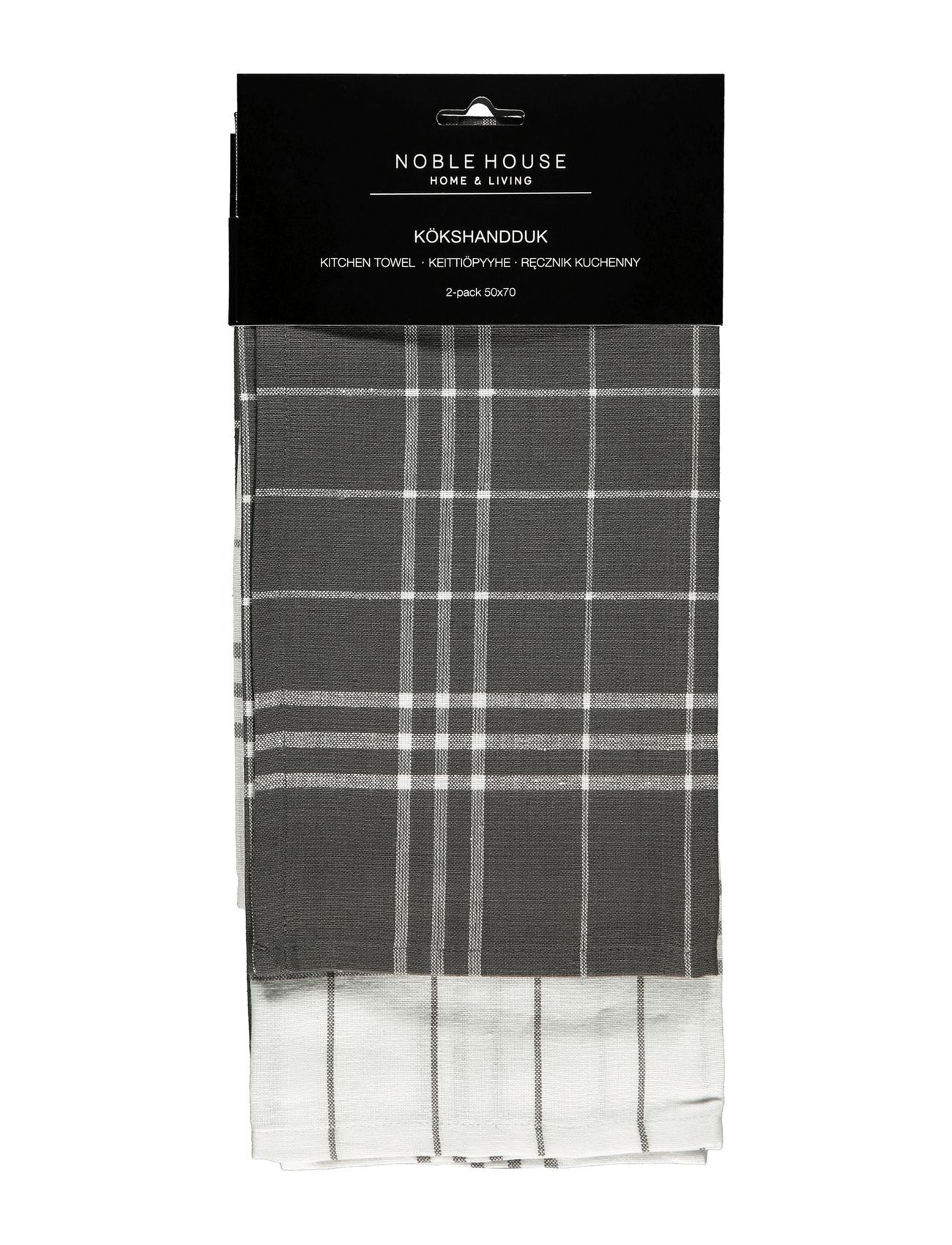 Noble House Kitchen Towel Hanna Classic Home Kitchen Kitchen Textiles Kitchen Towels Grå Noble House