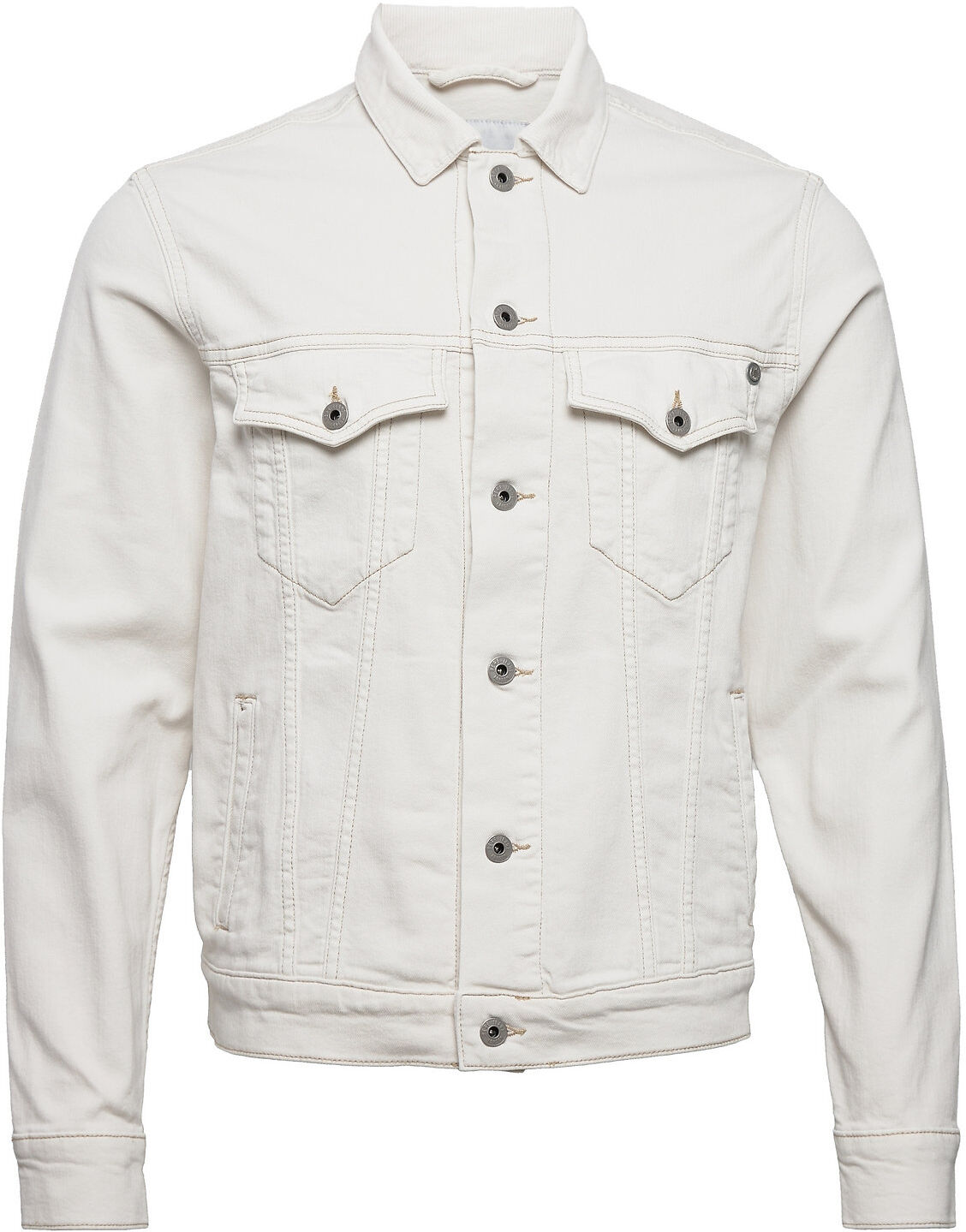 Pepe Jeans London Pinner Colour Dongerijakke Denimjakke Hvit Pepe Jeans London