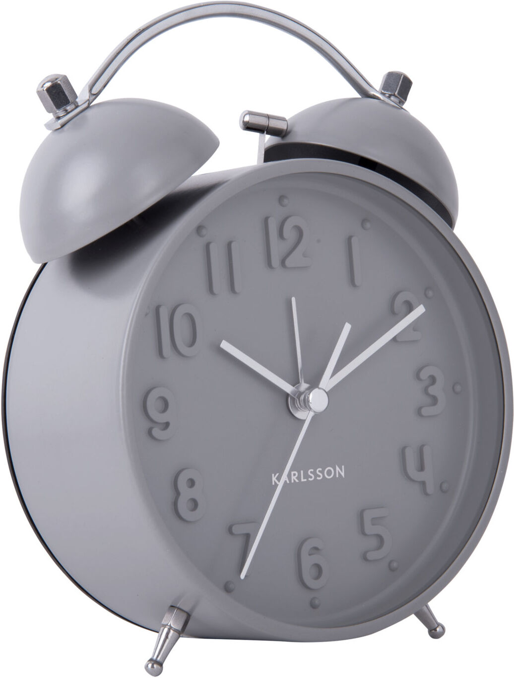 KARLSSON Alarm Clock Iconic Home Decoration Watches Alarm Clocks Grå KARLSSON