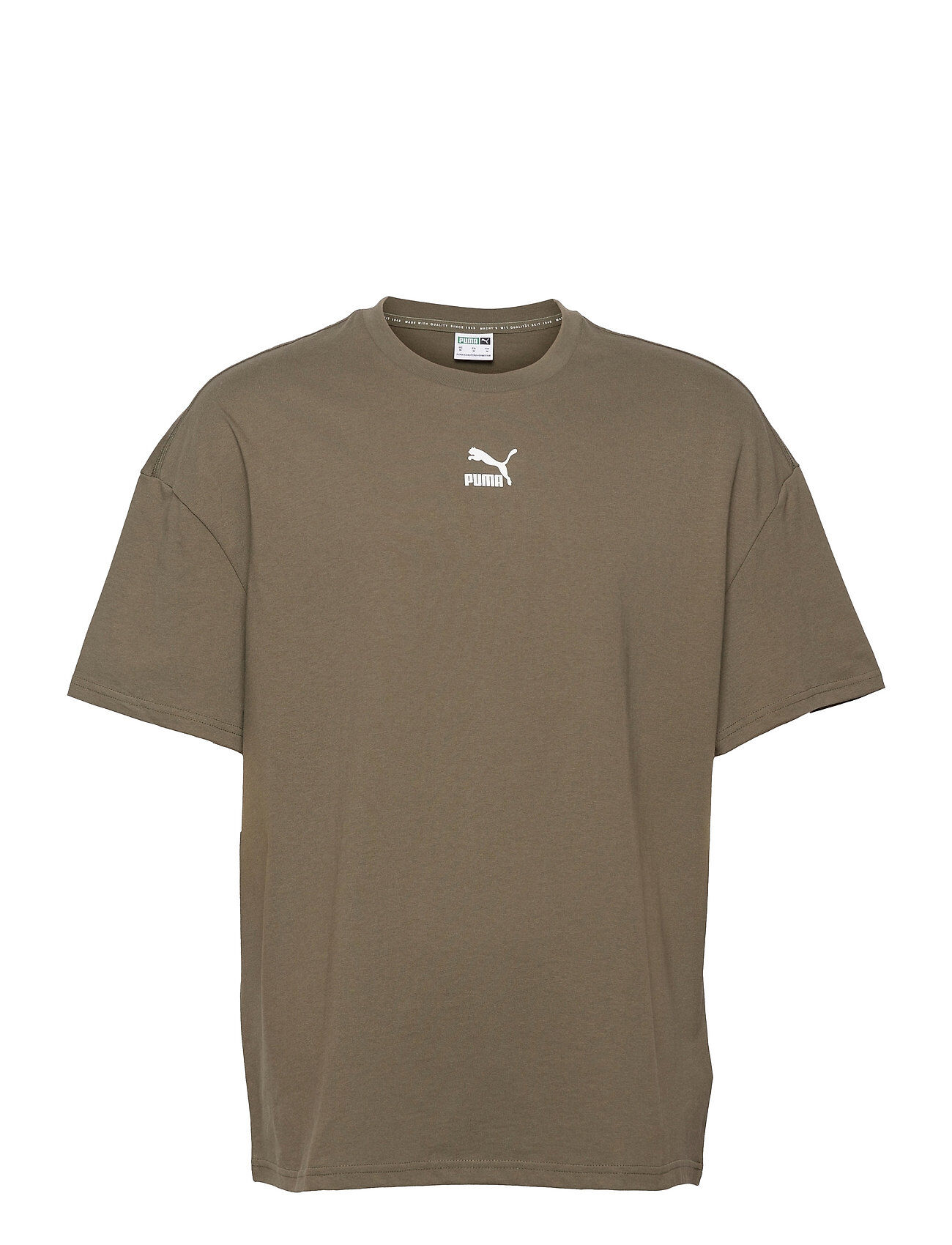 PUMA Classics Boxy Tee T-shirts Short-sleeved Beige PUMA