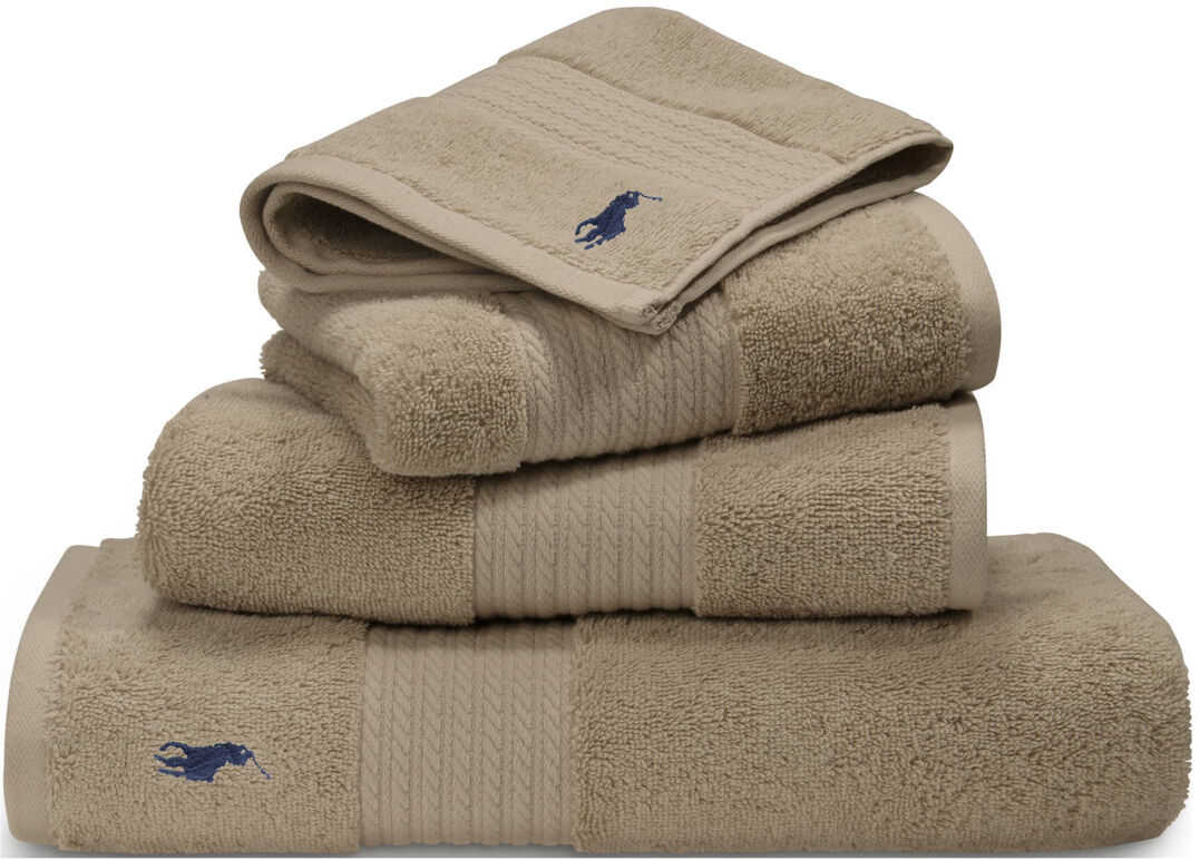 Ralph Lauren Home Player Wash Towel Home Textiles Bathroom Textiles Towels Brun Ralph Lauren Home