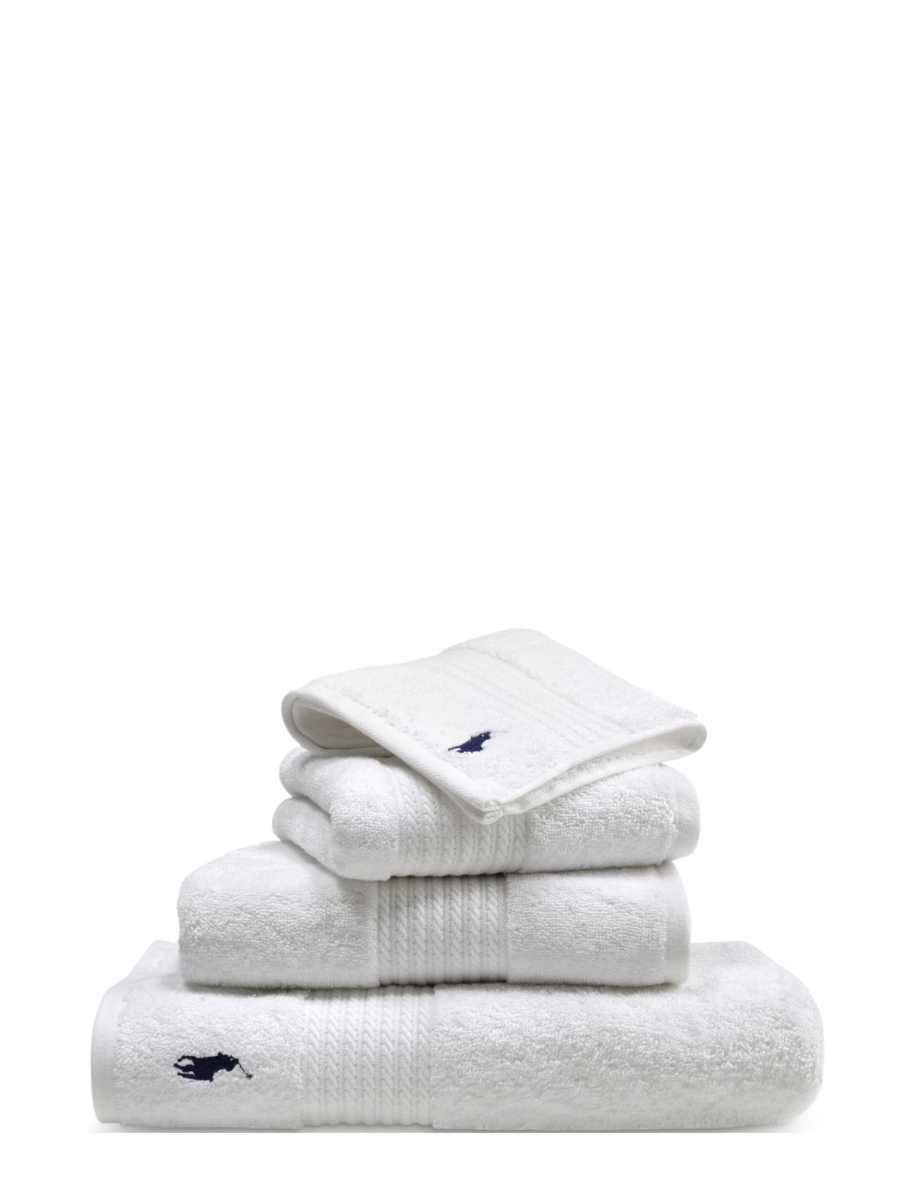 Ralph Lauren Home Player Wash Towel Home Textiles Bathroom Textiles Towels Hvit Ralph Lauren Home