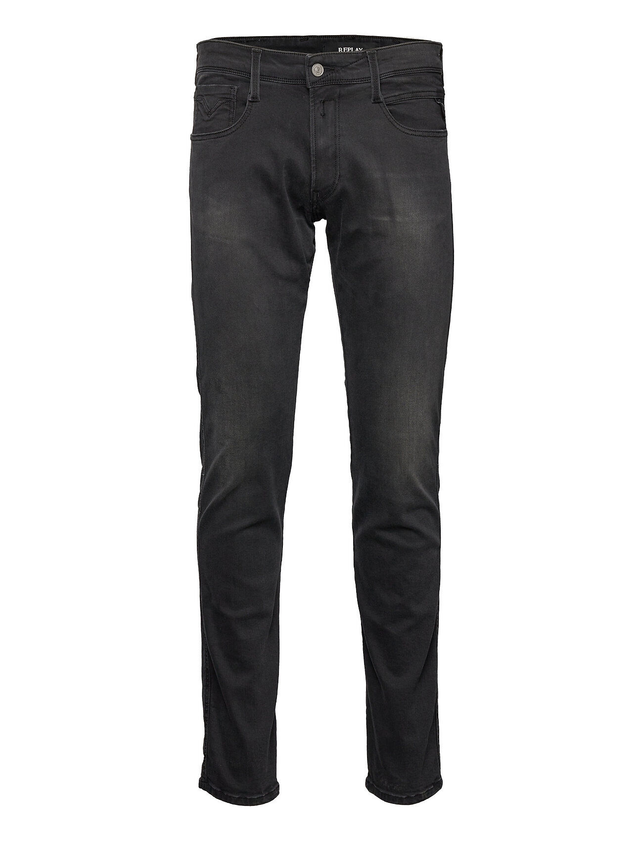 Replay Anbass Trousers Black Friday Slim Jeans Svart Replay