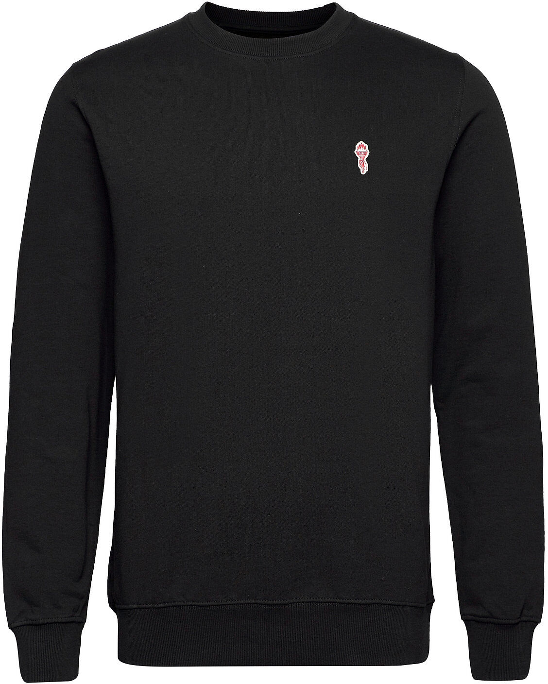 Revolution Regular Fit Crewneck Sweatshirt Sweat-shirt Genser Svart Revolution