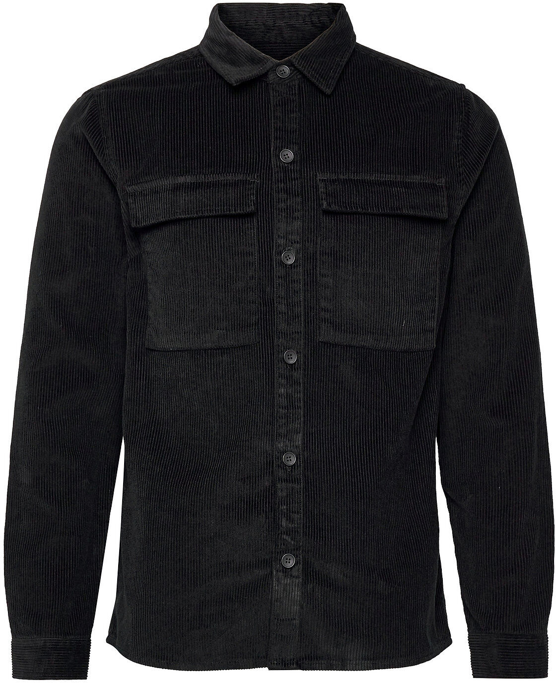 Revolution Shirt W. Chest Pockets Skjorte Uformell Svart Revolution