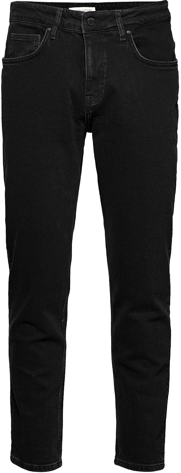 Revolution Rinsed Black Loose Jeans Slim Jeans Svart Revolution