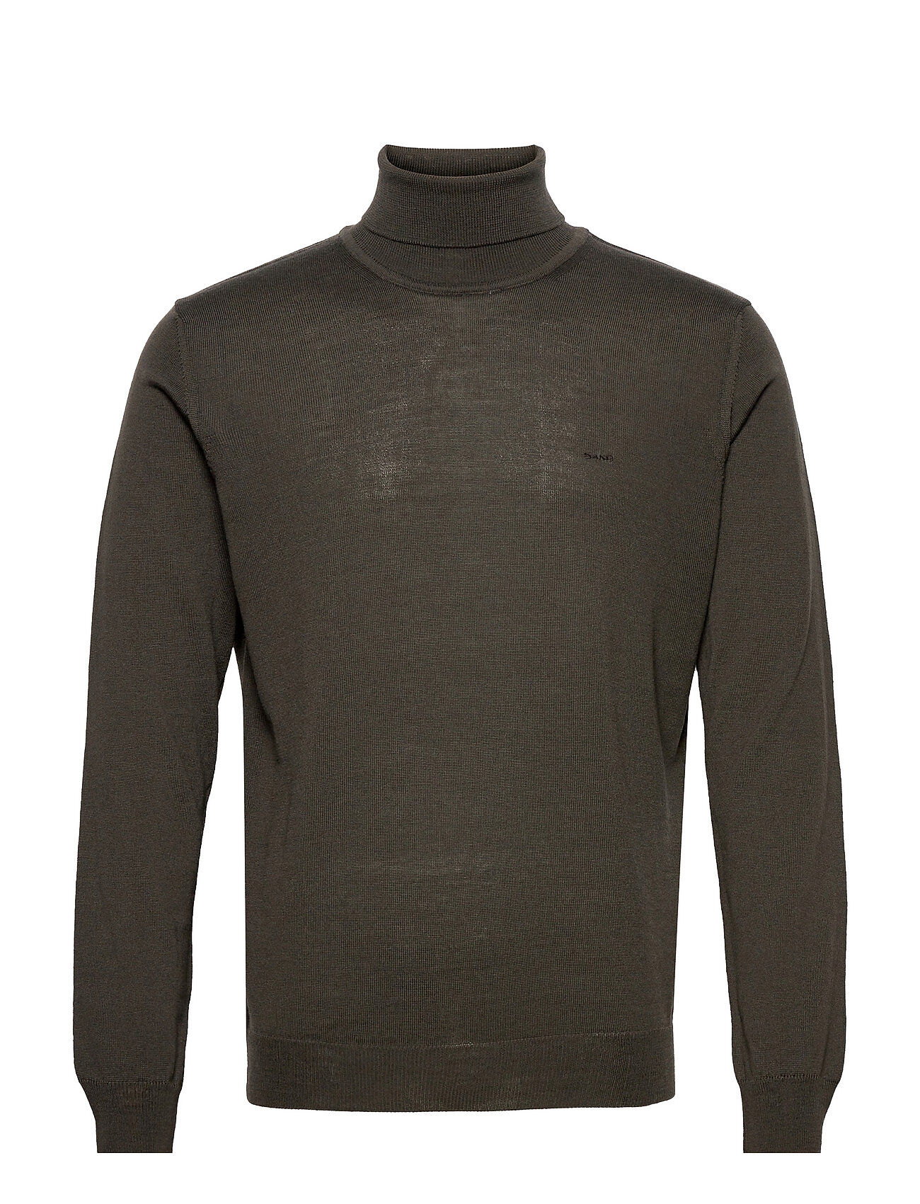 SAND Merino Embroidery - Id Knitwear Turtlenecks Grønn SAND