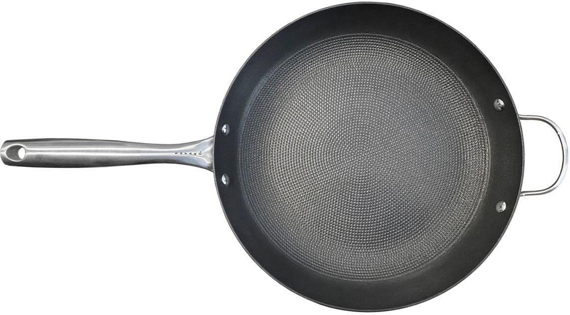 Satake 32 Cm Cast Iron Skillet Home Kitchen Pots & Pans Frying Pans Svart Satake