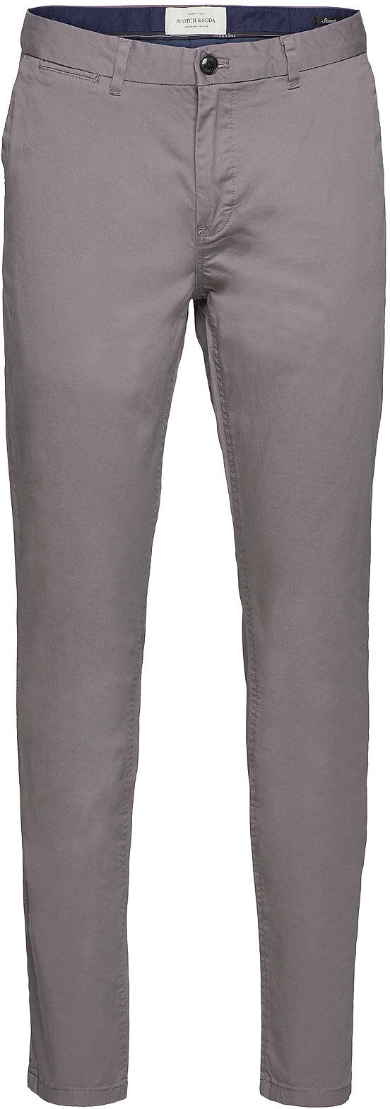 Scotch & Soda Stuart - Classic Regular Slim Fit Chino Chinos Bukser Grå Scotch & Soda