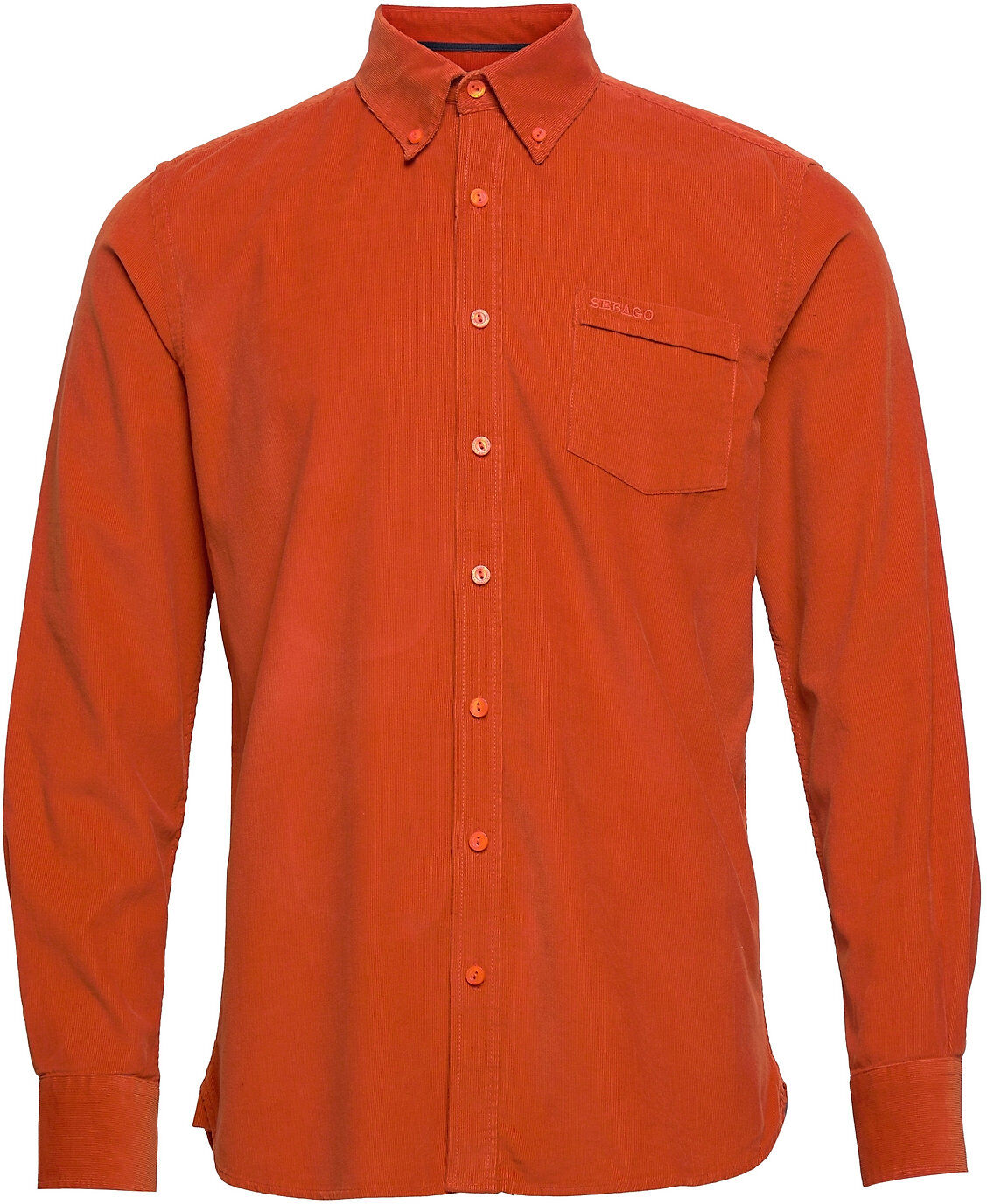 Sebago Cord Pocket Shirt Skjorte Uformell Oransje Sebago