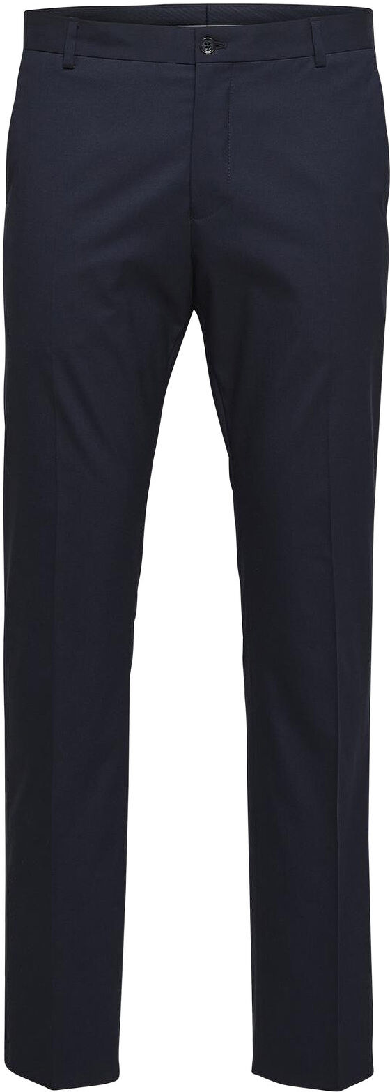 Selected Homme Slhslim-Mylologan Navy Trouser B Noos Dressbukser Formelle Bukser Svart Selected Homme