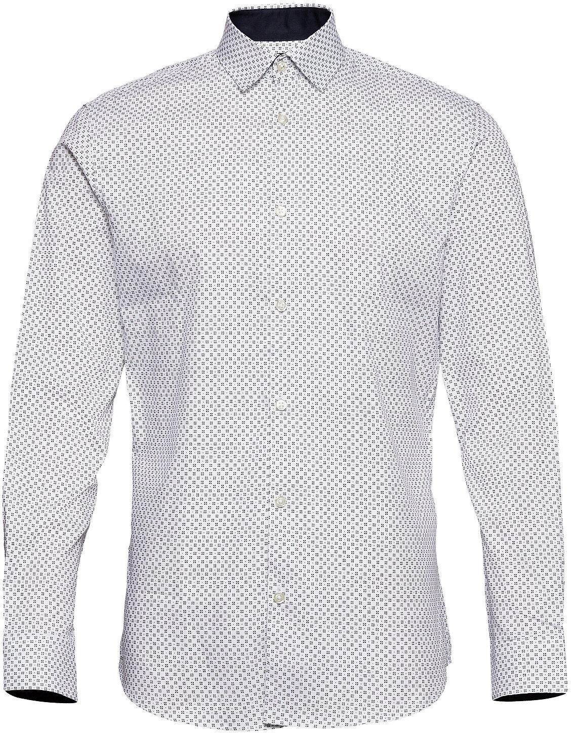 Selected Homme Slhslimnew-Mark Shirt Ls B Noos Skjorte Business Hvit Selected Homme