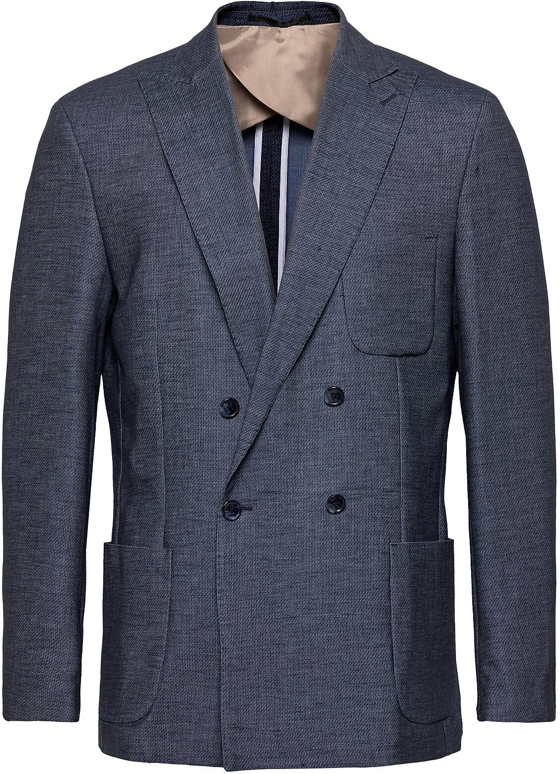 Selected Homme Slhslim-Rorybill Db Dk Blue Twill Blz B Blazer Dressjakke Blå Selected Homme