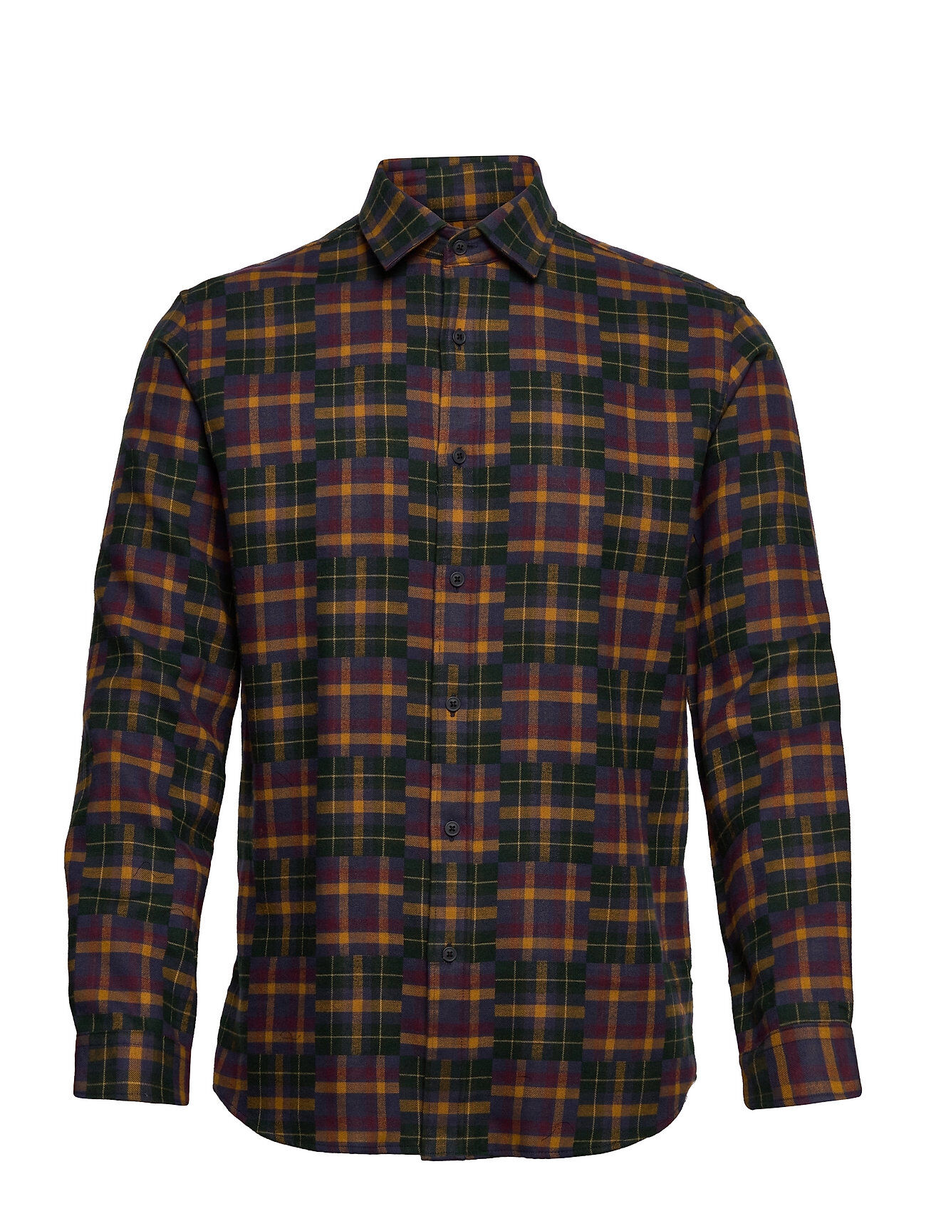 Selected Homme Slhslimmiller Shirt Ls Check W Skjorte Uformell Multi/mønstret Selected Homme