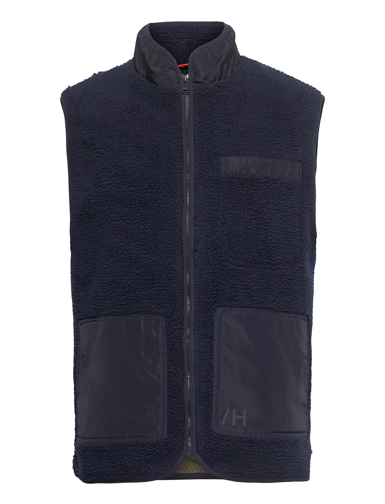 Selected Homme Slhangus Fleece Gilet W Knitwear Knitted Vests Blå Selected Homme