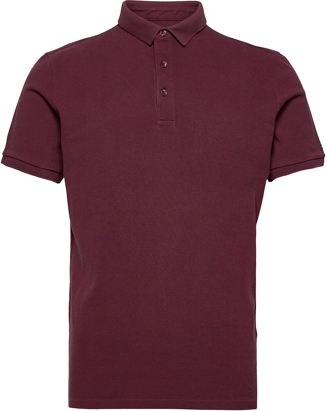 Superdry City Pique Polo Polos Short-sleeved Rød Superdry