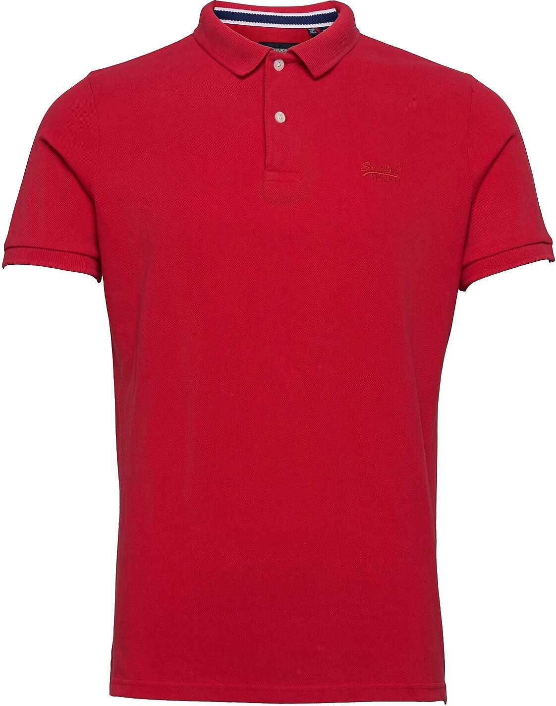 Superdry Classic Pique Polo Polos Short-sleeved Rød Superdry