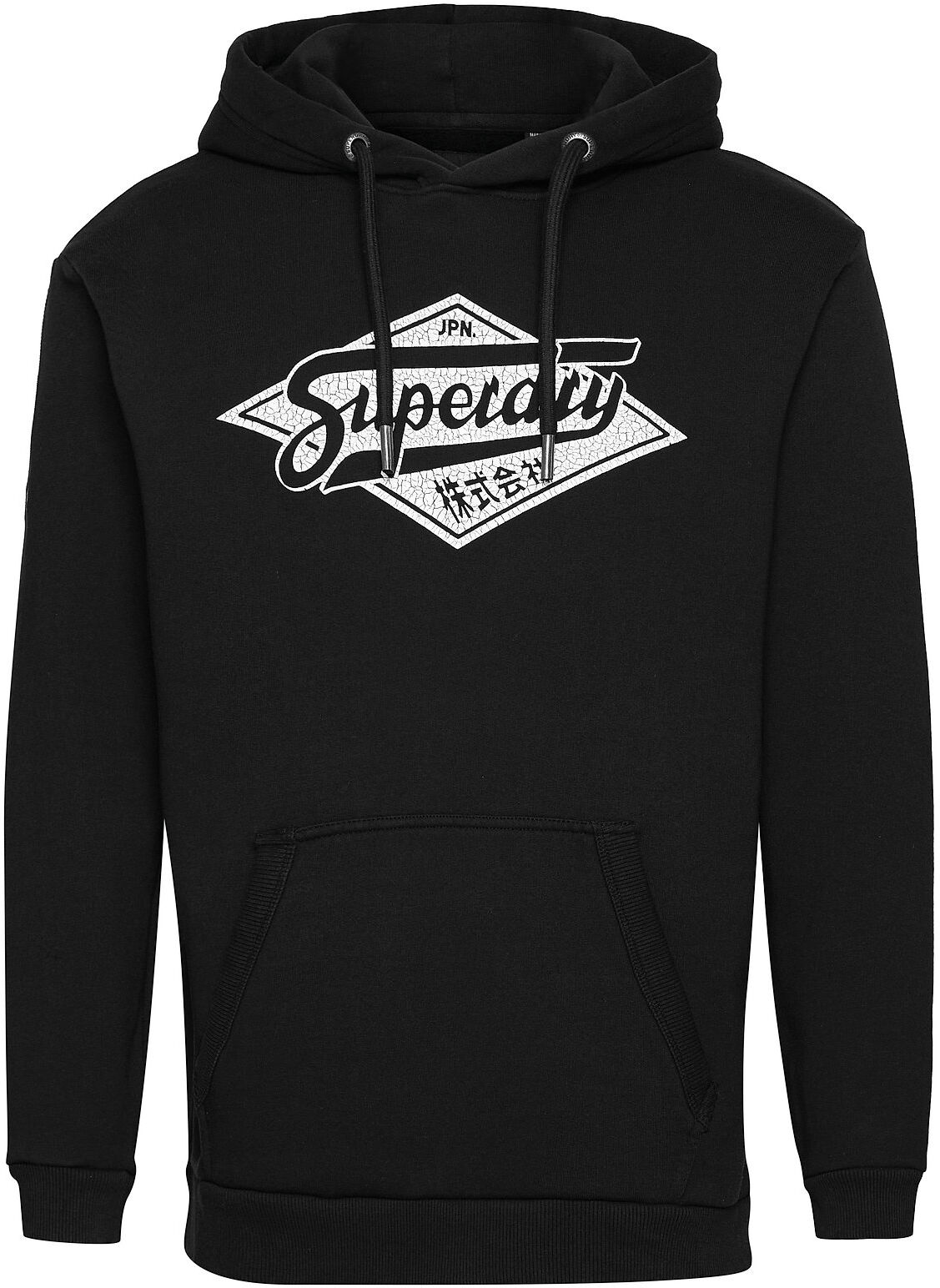 Superdry Boho Graphic Overhead Hettegenser Genser Svart Superdry