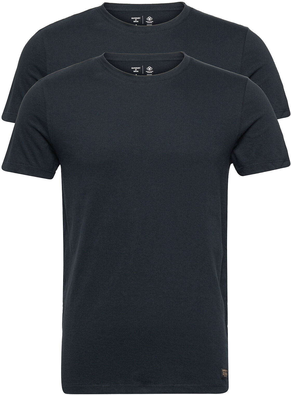 Superdry Classic Tee Double Pack T-shirts Short-sleeved Blå Superdry