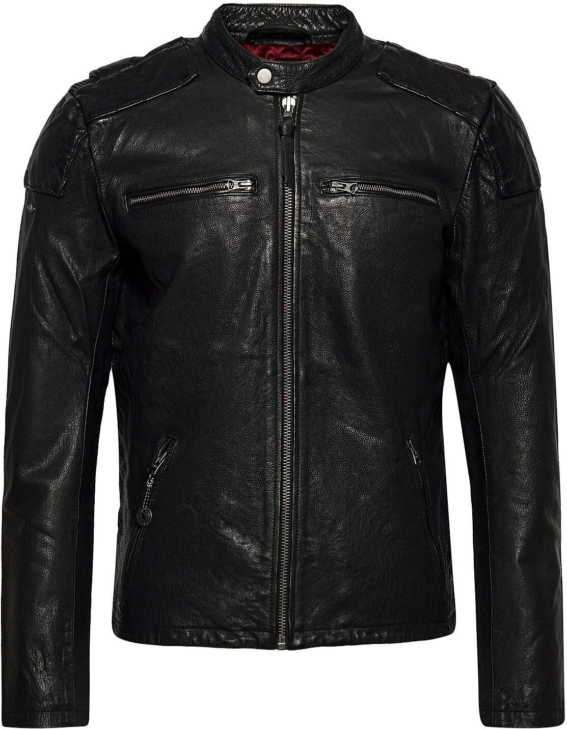 Superdry Moto Racer Jacket Skinnjakke Skinnjakke Svart Superdry