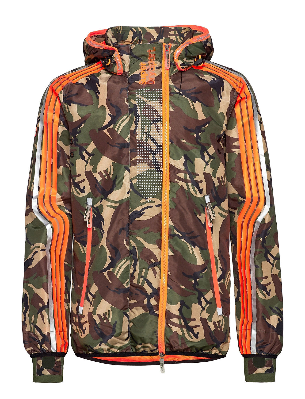 Superdry Sprint Attacker Camo Tynn Jakke Grønn Superdry