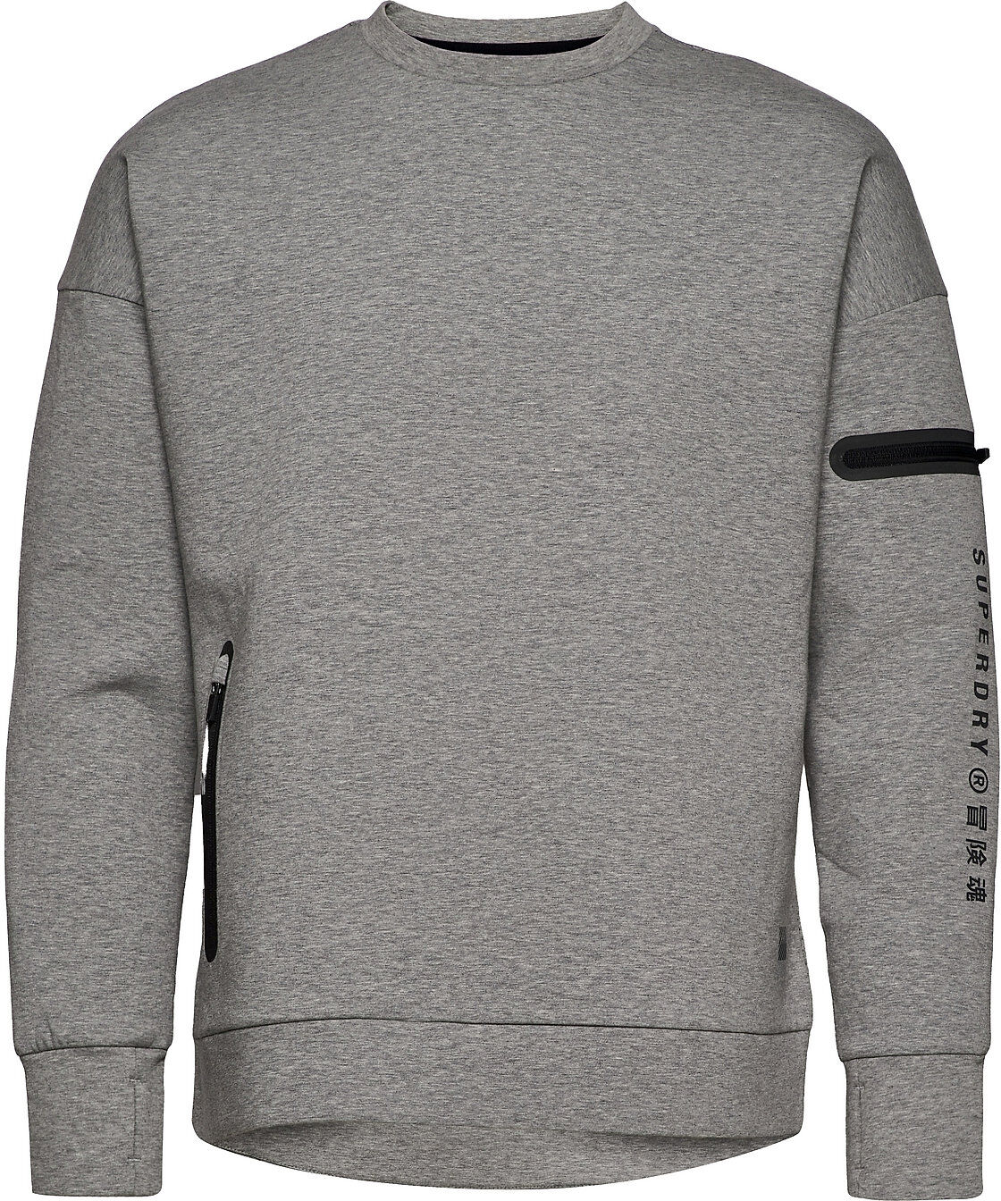 Superdry Sport Training Gymtech Crew Sweat-shirt Genser Grå Superdry Sport