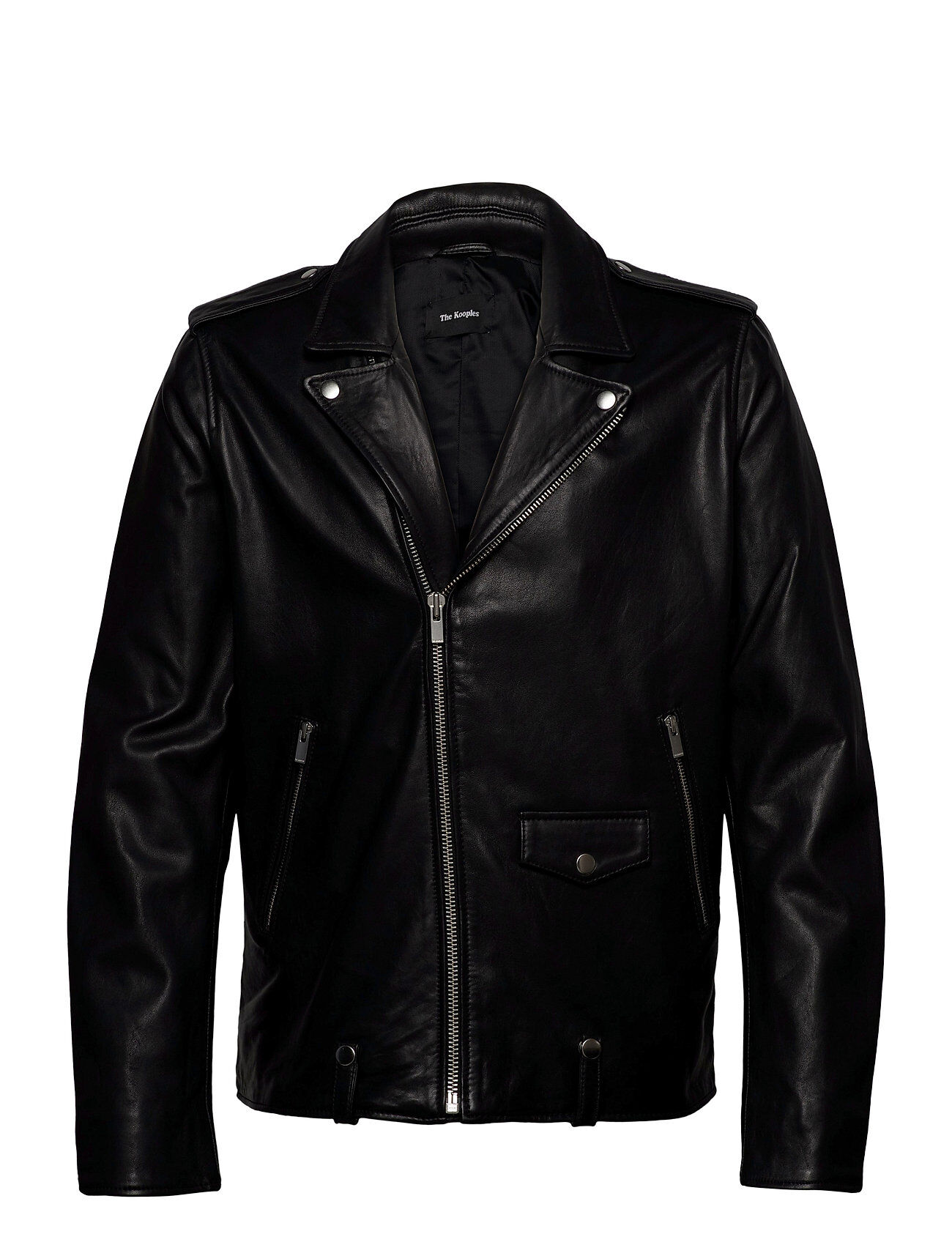 The Kooples Blouson Cuir Skinnjakke Skinnjakke Svart The Kooples