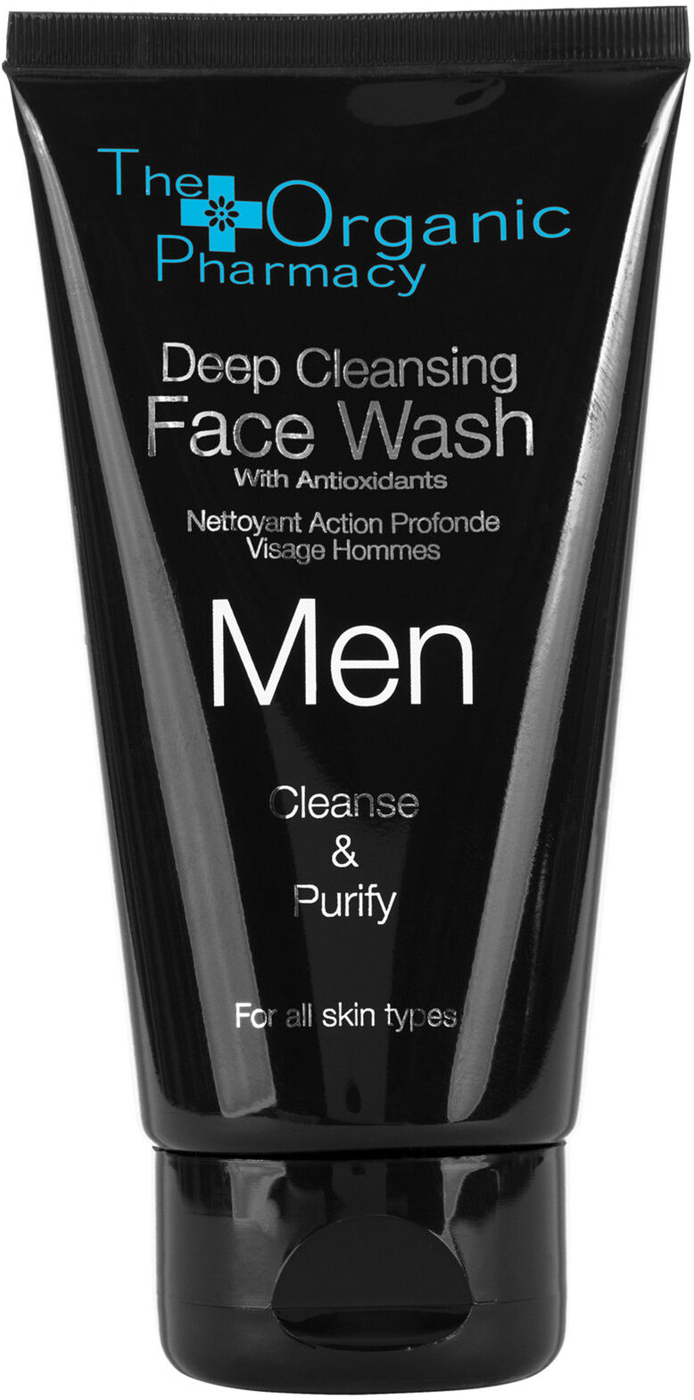 The Organic Pharmacy Men Deep Cleansing Face Wash Ansiktsrens Svart The Organic Pharmacy