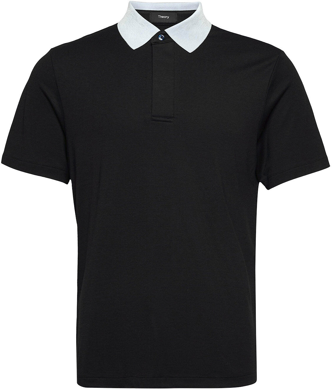 Theory Kayser Polo Polos Short-sleeved Svart Theory