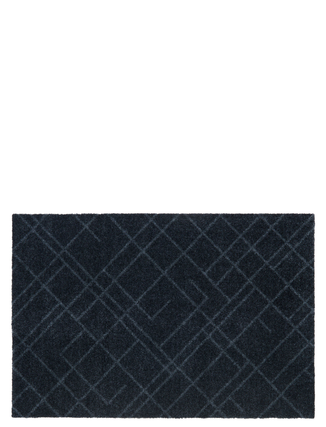 tica copenhagen Floormat Polyamide, 90X60 Cm, Lines Design Home Textiles Rugs & Carpets Door Mats Grå Tica Copenhagen