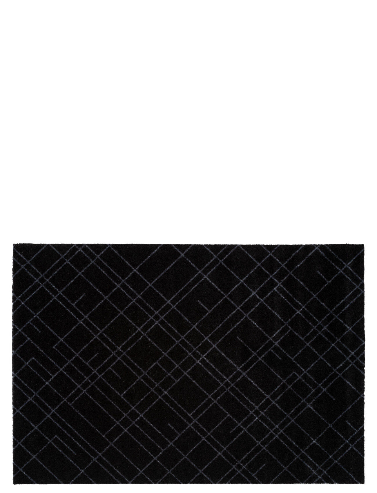 tica copenhagen Floormat Polyamide, 130X90 Cm, Lines Design Home Textiles Rugs & Carpets Door Mats Blå Tica Copenhagen