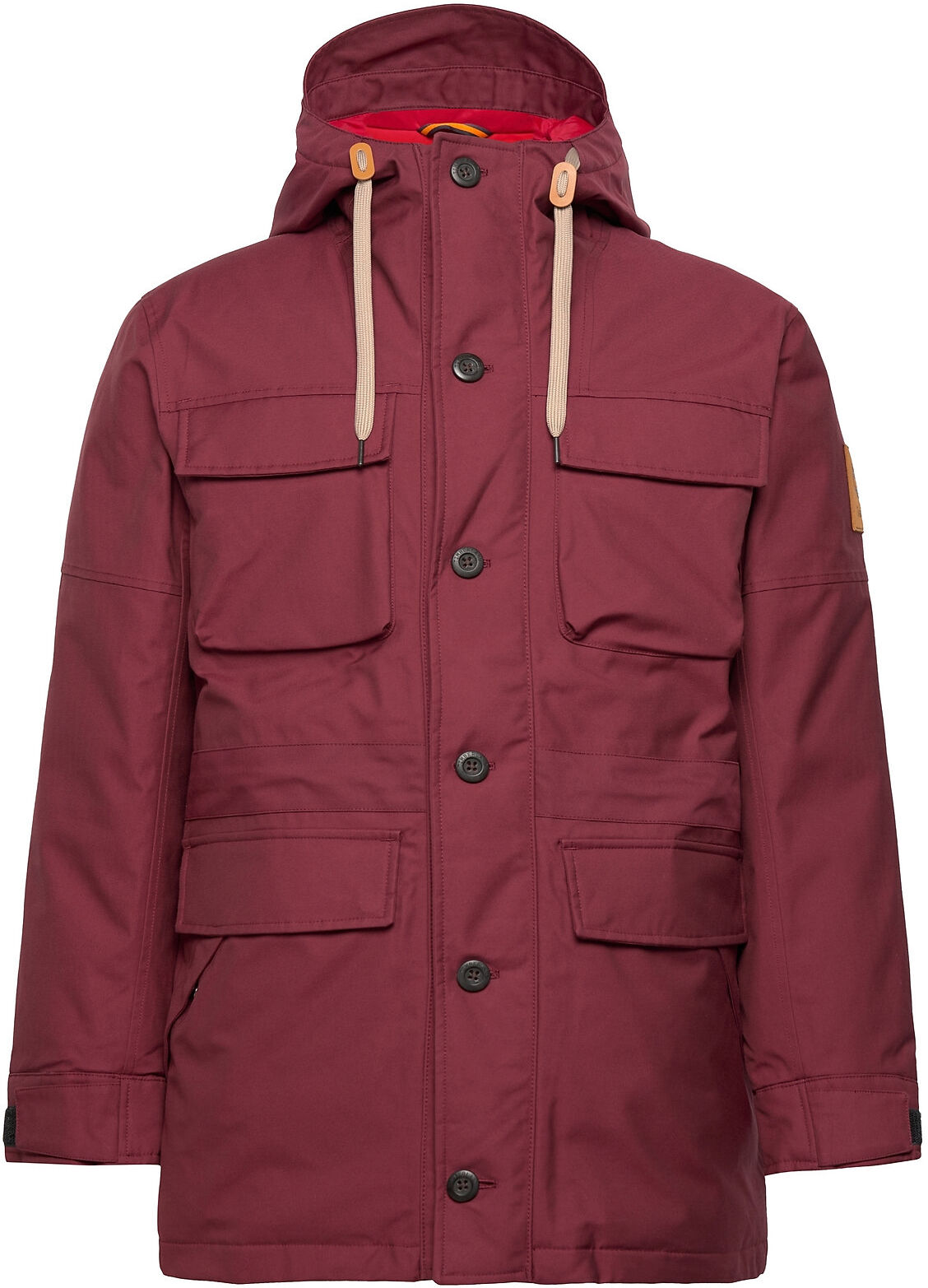 Timberland Expedition Field Parka Dv Parkas Jakke Rød Timberland