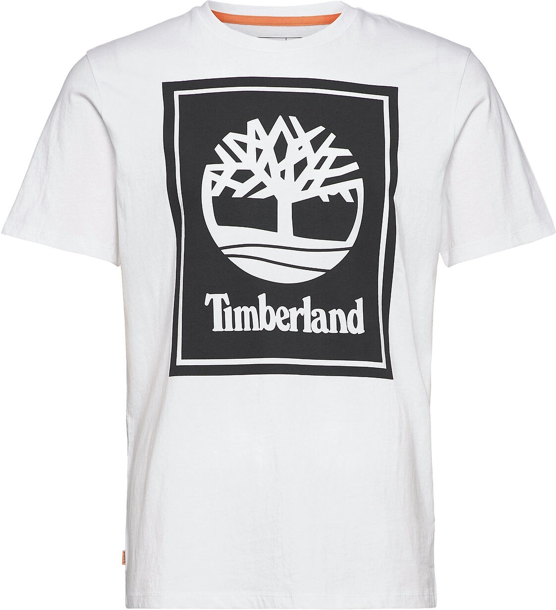 Timberland Ss Stack L Tee Reg T-shirts Short-sleeved Hvit Timberland