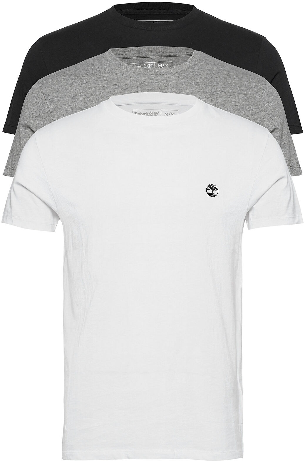 Timberland Ss 3Xpack Basic Tee T-shirts Short-sleeved Hvit Timberland