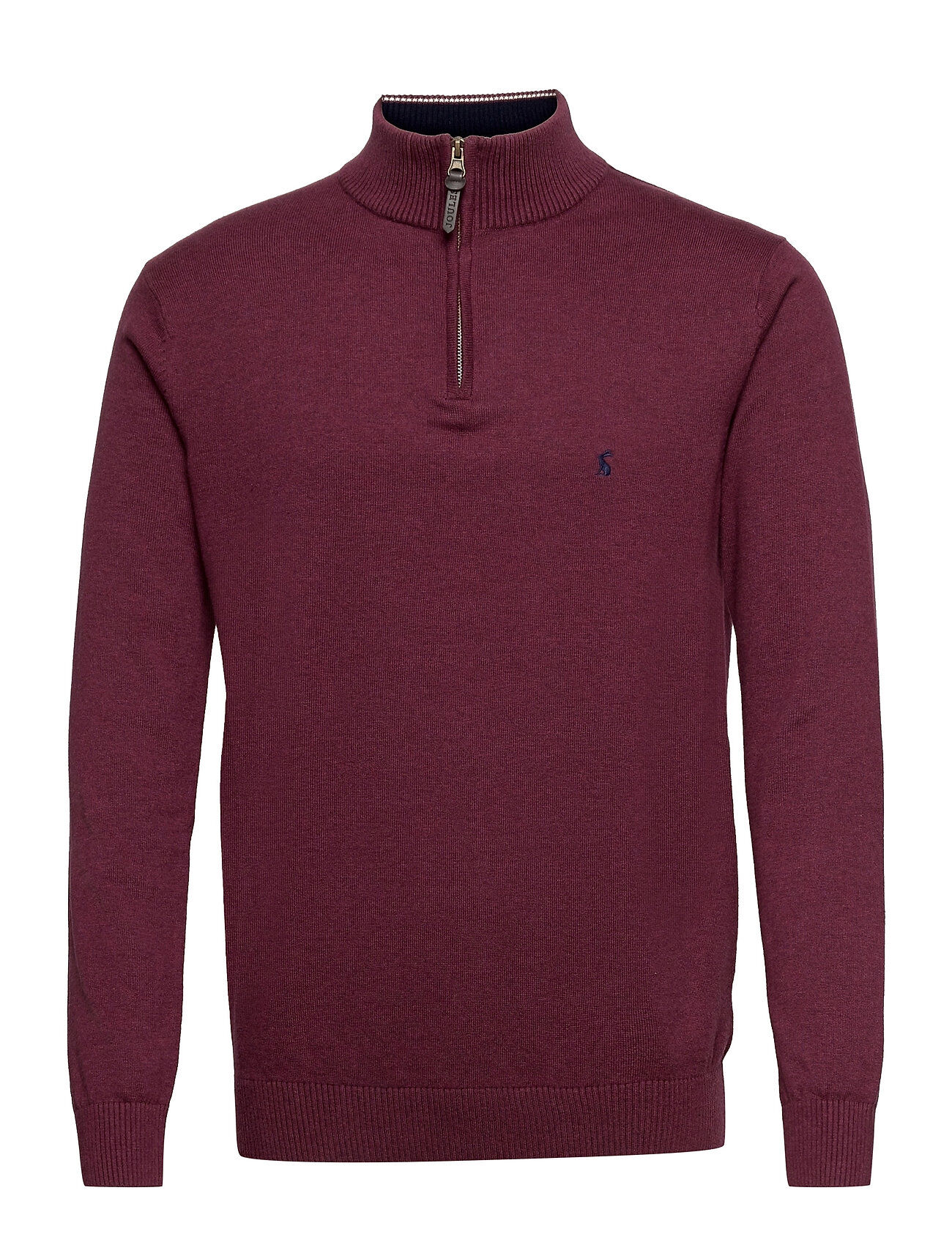 Joules Hillside Knitwear Half Zip Pullover Rød Joules